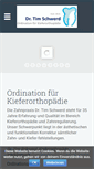 Mobile Screenshot of kieferorthopaedie-schwerd.com